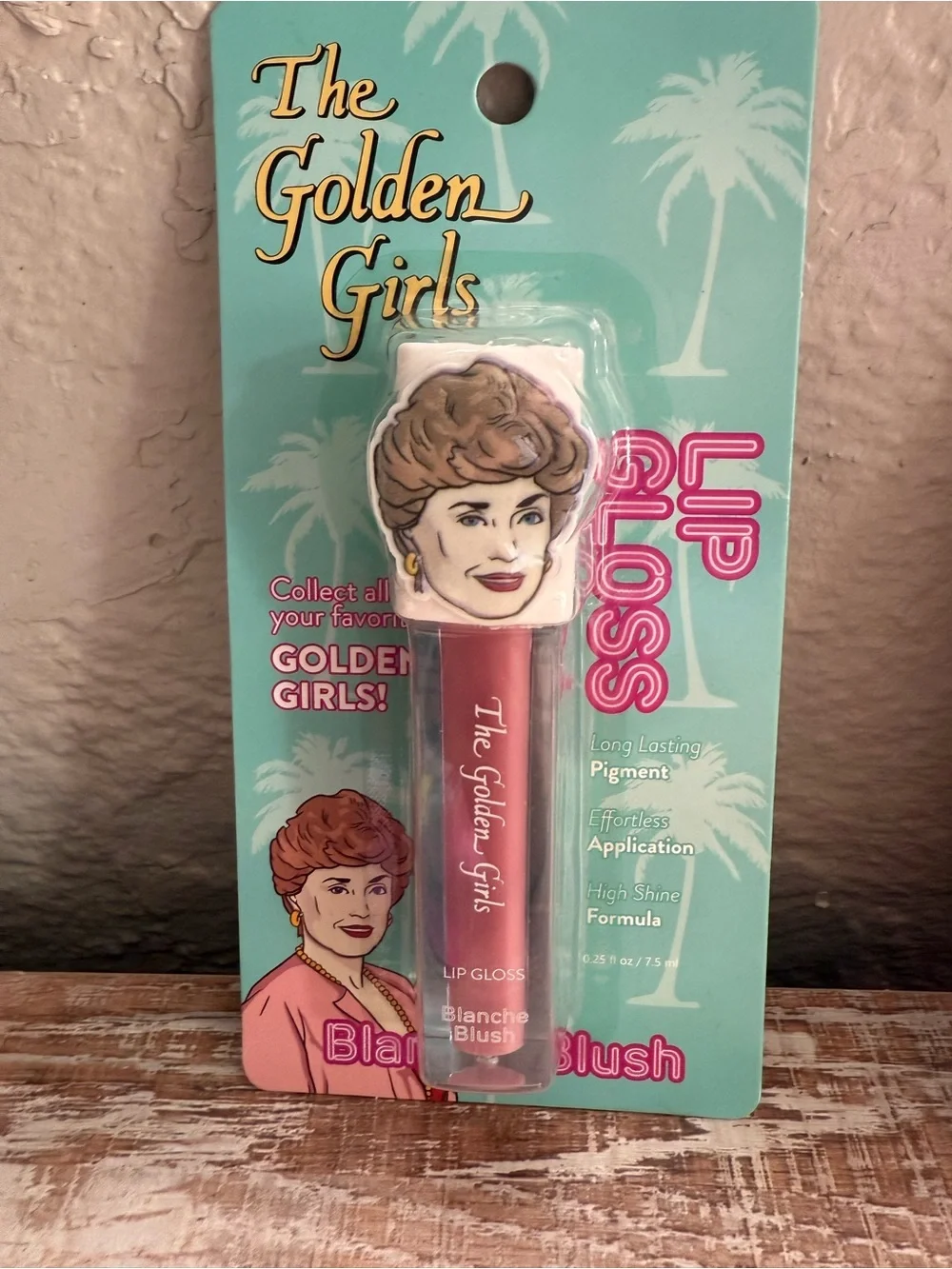 Golden girls tv show Lip Gloss Set - Pink, Yellow, Purple, Teal